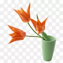花瓶花装饰艺术室内设计服务.郁金香