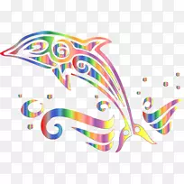 桌面壁纸海豚剪贴画-海豚