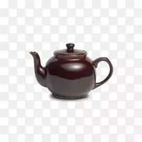 茶壶阿萨姆茶咖啡厅棕色贝蒂茶壶