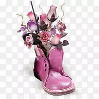 花卉花束剪贴设计摄影-紫玫瑰