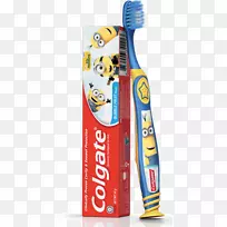 牙刷高露洁牙刷儿童牙膏.牙刷