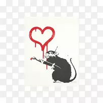 丝网印刷艺术博物馆老鼠艺术家-涂鸦