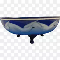 钴蓝餐具碗-海鸥