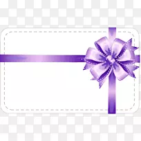 彩带礼品卡礼品包装广告礼品卡