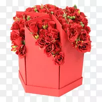 切花花卉花束花园玫瑰-花盒