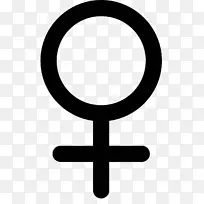 性别符号女性电脑图标-金星