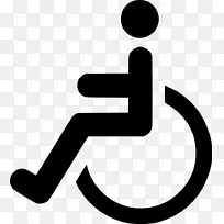 残疾泊车许可证残疾国际标志轮椅剪贴画-马桶座