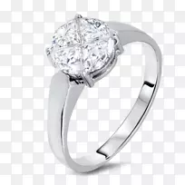 订婚戒指珠宝结婚戒指钻石戒指