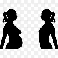 怀孕母乳喂养婴儿分娩-轮廓