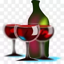红葡萄酒马斯卡托·达斯蒂葡萄酒杯香槟-葡萄酒