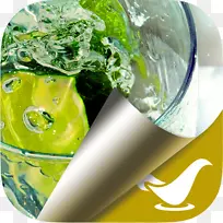 iphone 7加上只需滑动食物android水-mojito
