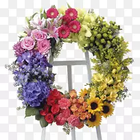 送花送葬花环-鲜花