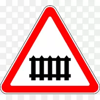 铁路运输列车横过交通标志-交通标志