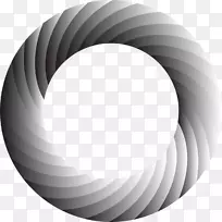 电脑图标圆环夹艺术甜甜圈