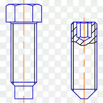 设置螺纹六角键螺栓-螺钉