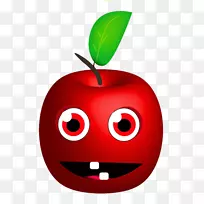 水果苹果食品微笑奥格里斯-苹果水果