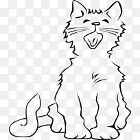挪威森林猫喵剪艺术-小猫