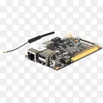 香蕉pi网卡和适配器主板raspberry pi微控制器-pi