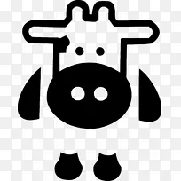 小牛得克萨斯州长角牛电脑图标夹艺术牛