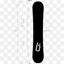 运动字体-滑雪板