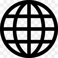 电脑图标全球符号剪贴画-全球