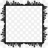 计算机图标天际线-城市景观