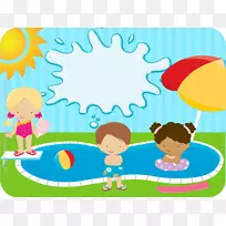 派对便利游泳池儿童生日-游泳池游戏