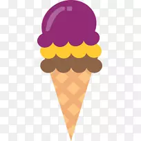 冰淇淋锥冰淇淋牛奶冰淇淋锥