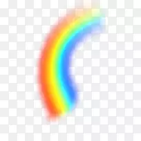 彩虹电脑图标剪贴画-生机勃勃