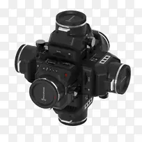 照相机镜头黑魔法设计沉浸式摄像机-360摄像机