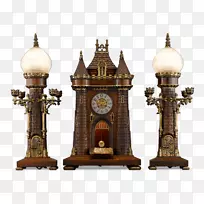 克里顿城堡钟中世纪古董大本钟