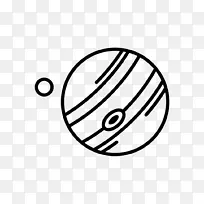 电脑图标木星新月