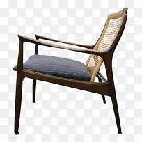 家具椅扶手柳条木扶手椅