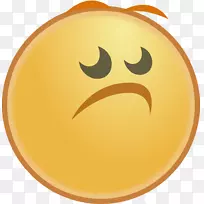 表情符号电脑图标表情符号悲伤表情