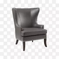 Eames躺椅俱乐部椅保税皮革扶手椅