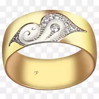 结婚戒指珠宝银金结婚戒指