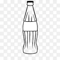 可口可乐汽水饮料减肥可乐夹艺术水瓶