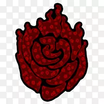 玫瑰画布莱克颠茄符号