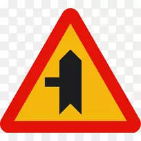 交通标志警告标志道路优先标志-道路标志