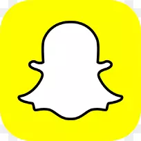 Snapchat标志社交媒体广告快照公司。-加入购物车按钮