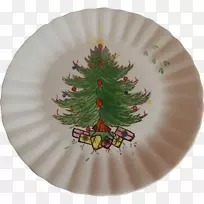 餐具圣诞点缀圣诞树圣诞装饰板-圣诞树