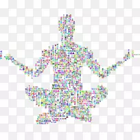 瑜伽vriksasana健身剪贴画-佛教