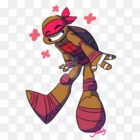拉斐尔艺术少年变异型忍者海龟画克郎忍者海龟