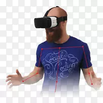 虚拟现实耳机Oculus裂缝广告-VR耳机