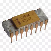 英特尔4004微处理器芯片集成电路和芯片英特尔