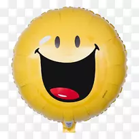 笑笑表情玩具气球-微笑