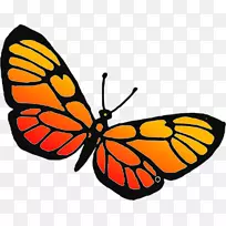 蝴蝶画纸伽利略与运动剪贴画学-蝴蝶