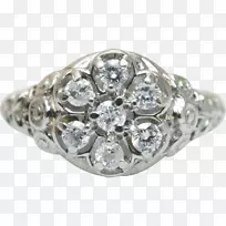 珠宝、银宝石、珠宝首饰、白金结婚戒指