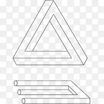 彭罗斯三角彭罗斯楼梯不可能目标数学家三角