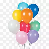热气球彩色派对生日气球